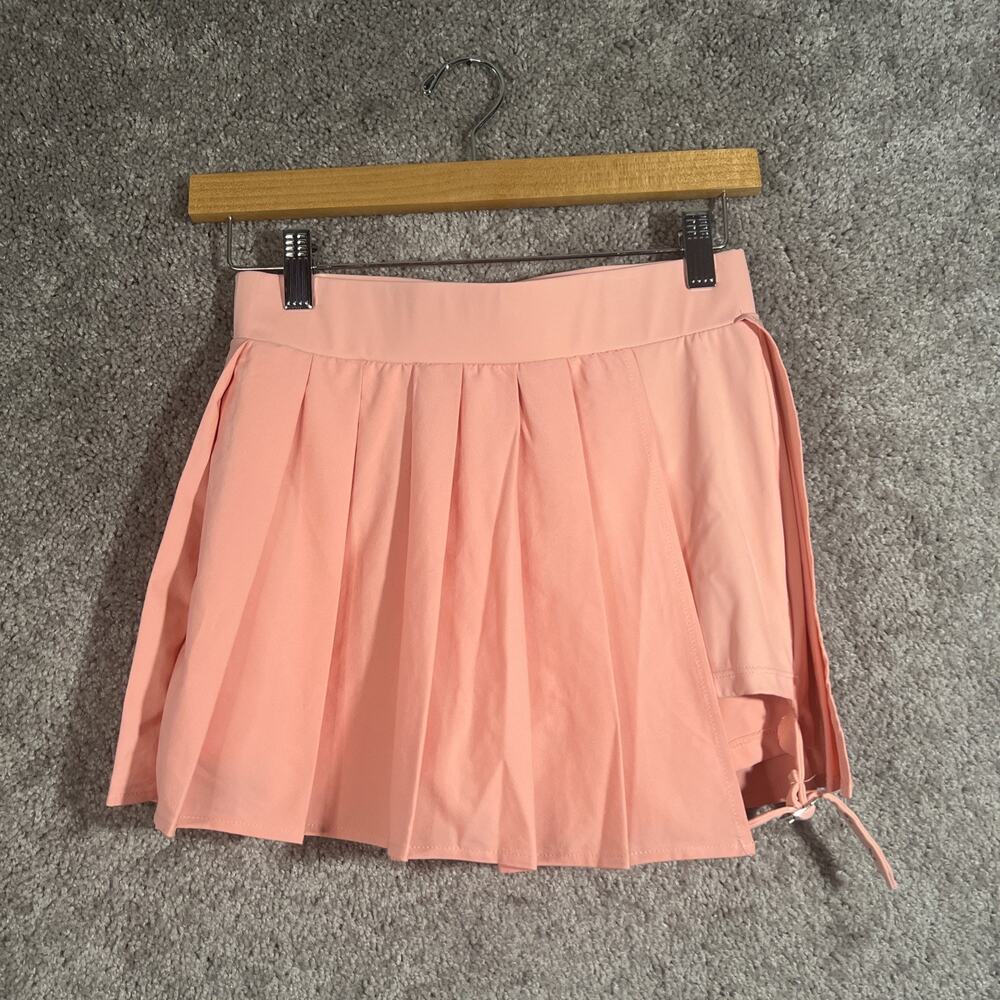 Halara Womens XS Pink Side Buckle Tennis Skirt Skort Golf Athletic Activewear